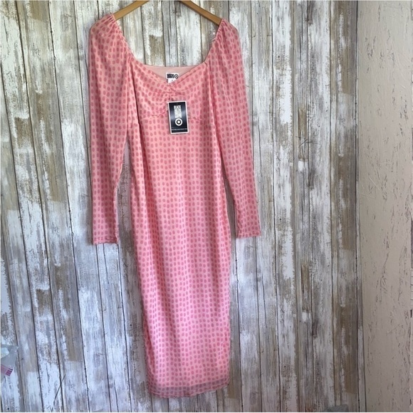 NWT House of Aama A-line Midi Polka Dot Dress For Target - Picture 2 of 7